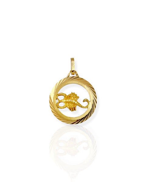 18k Gold Scorpio Charm