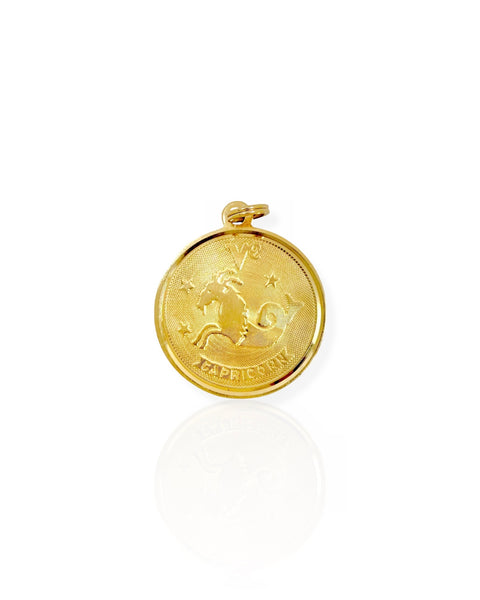 14k Gold Capricorn Charm