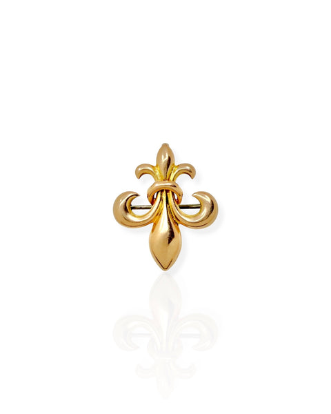 10k Gold Fleur-de-lis Charm/Brooch
