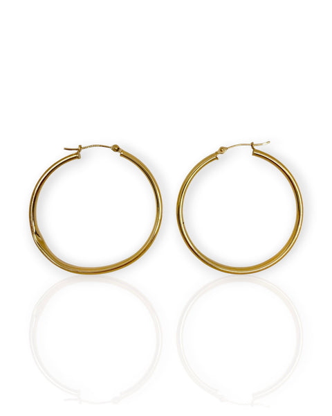 14k Gold Hoop Earrings