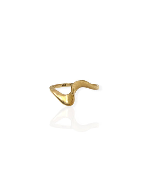 14k Gold Wave Ring (5)