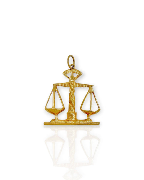 14k Libra Charm