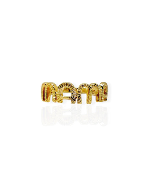 14k Gold MAMA Ring (7.75)