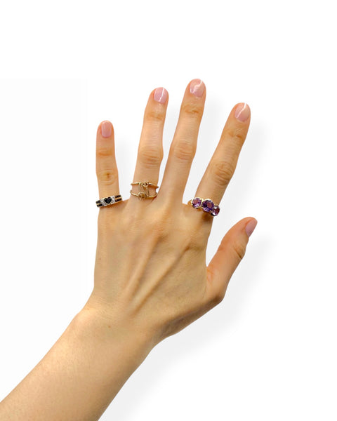 14k Gold Letter N Ring (5.25)