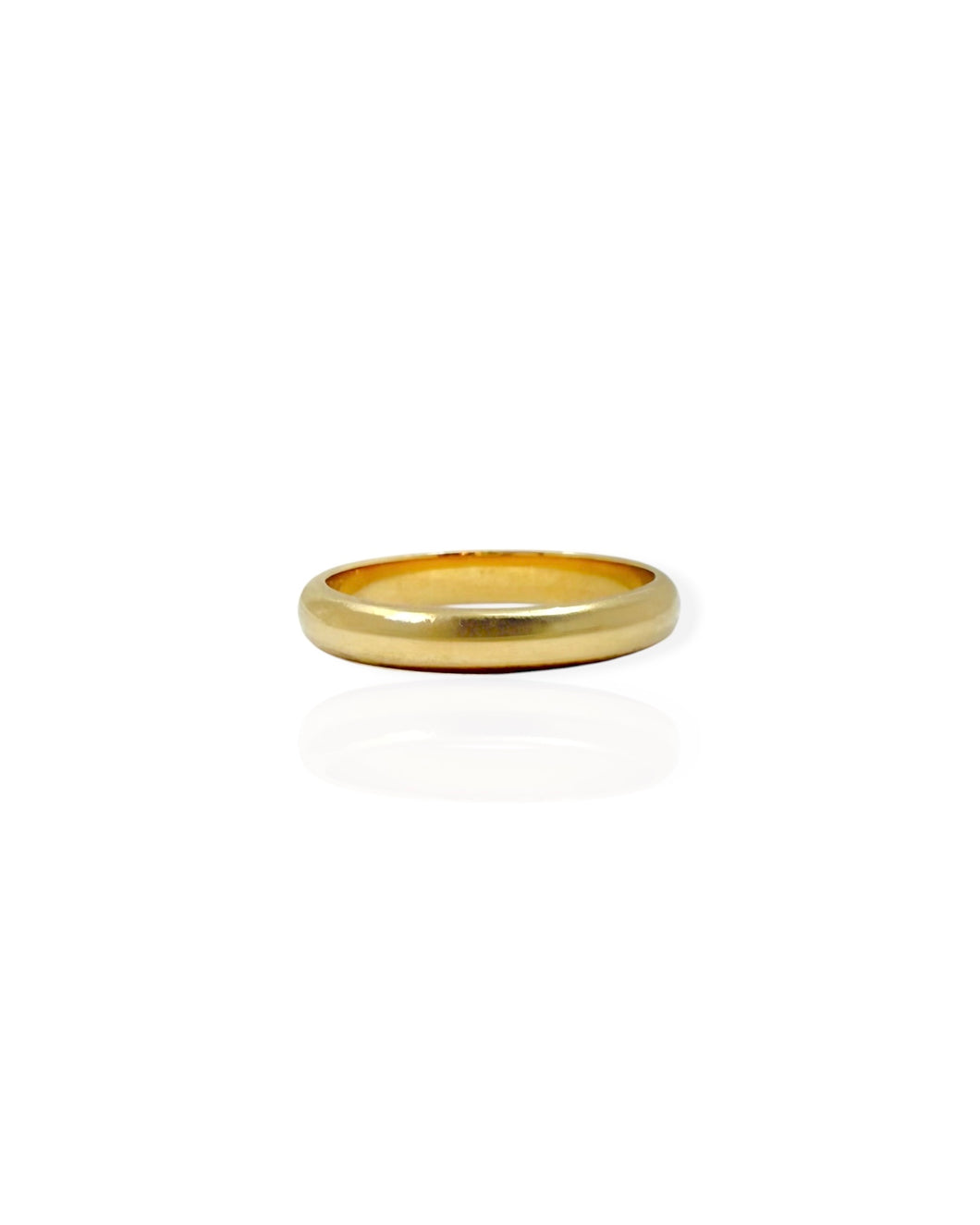 14k Gold Plain Ring (9.5)