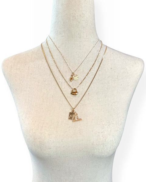 18k Gold Sacred Heart Charm