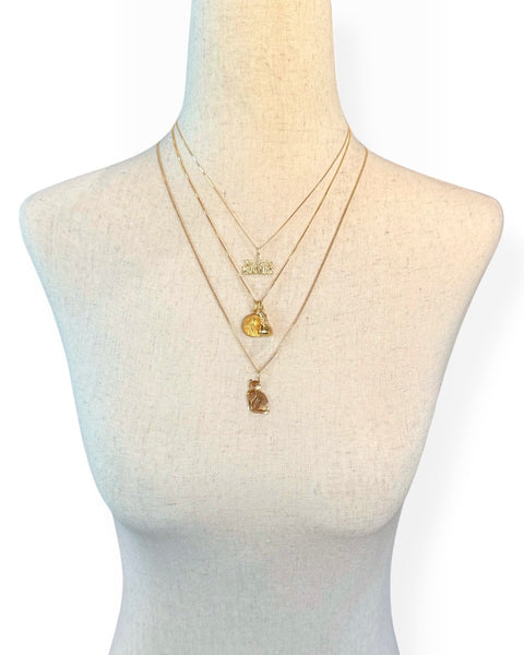 18k Gold Saint Teresa Charm