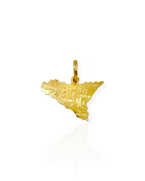 18k Gold Sicily Charm