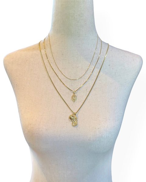 14k Gold Seahorse Charm