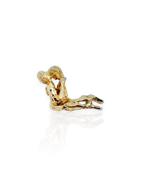 14k Gold The Lovers Ring (4.75)