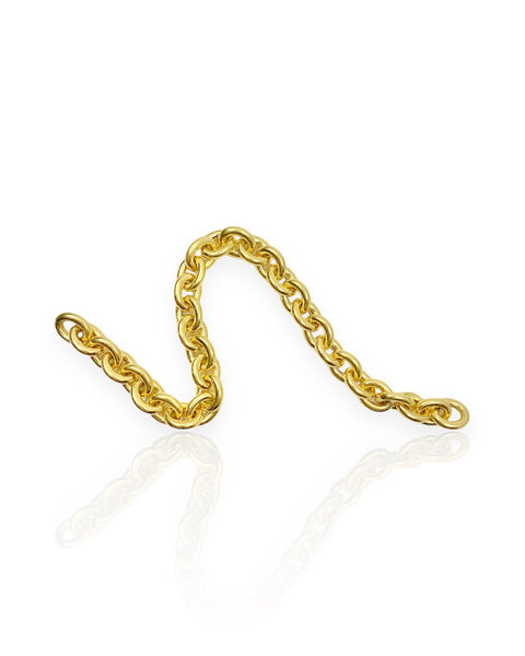 18k Gold Chunky Cable Chain Bracelet (8.5