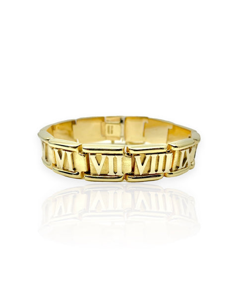 14k Gold Roman Numeral Bracelet (7