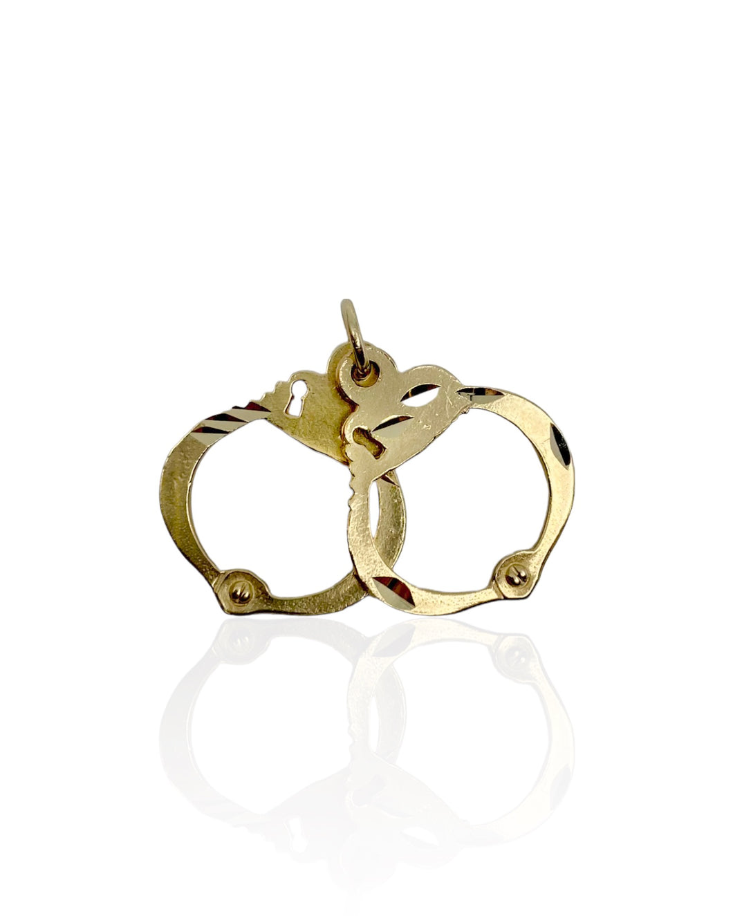 14k Gold Handcuffs Charm