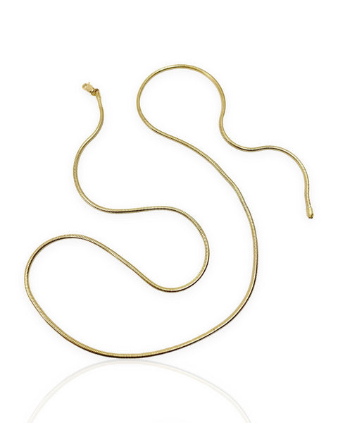 14k Gold Snake Chain Necklace (23.875