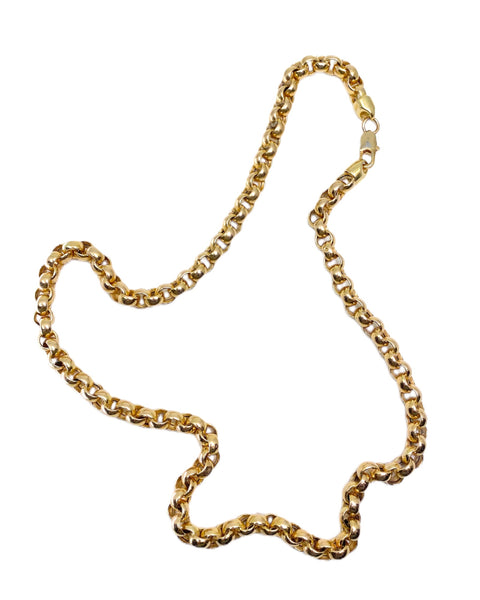 14k Gold Rolo Chain Necklace (20