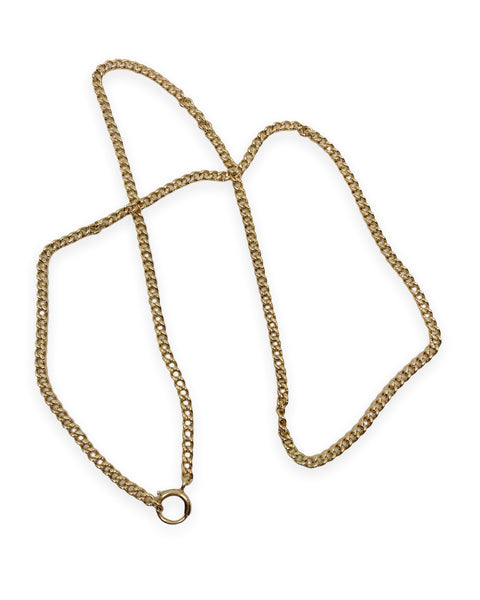 14k Gold Curb Chain Necklace (26.25